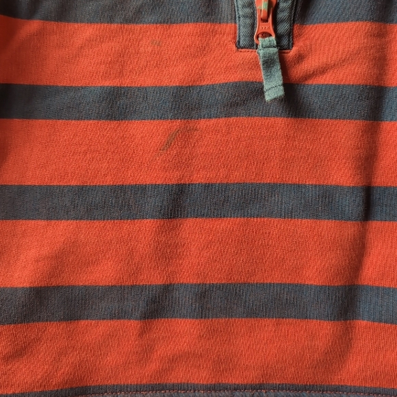 Mini Boden - Half zip Striped Kids Pullover - Red and Blue - 3-4Y - Picture 6 of 8
